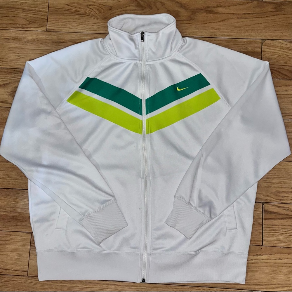 vintage nike/the athletic department full zip track jacket